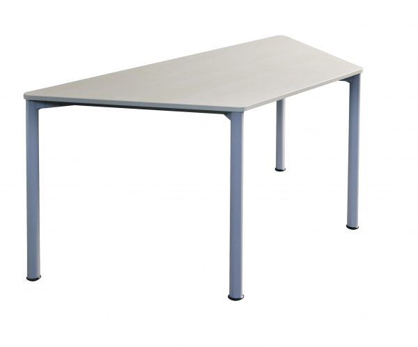 Rondo 4-poots tafel trapezium 140x70x70cm