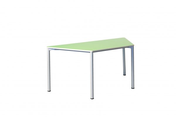 Rondo 4-poots tafel trapezium 120x60x60cm